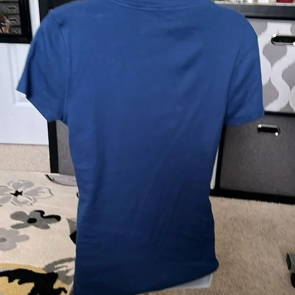 American Eagle Outfitters Fitted Blue Short Sleeve Tee - Picture 5 of 7